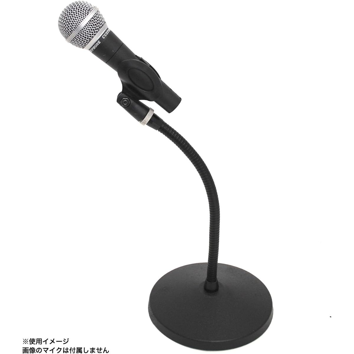 KC Tabletop Microphone Stand Gooseneck MDS-3/BK Black x 10 Set