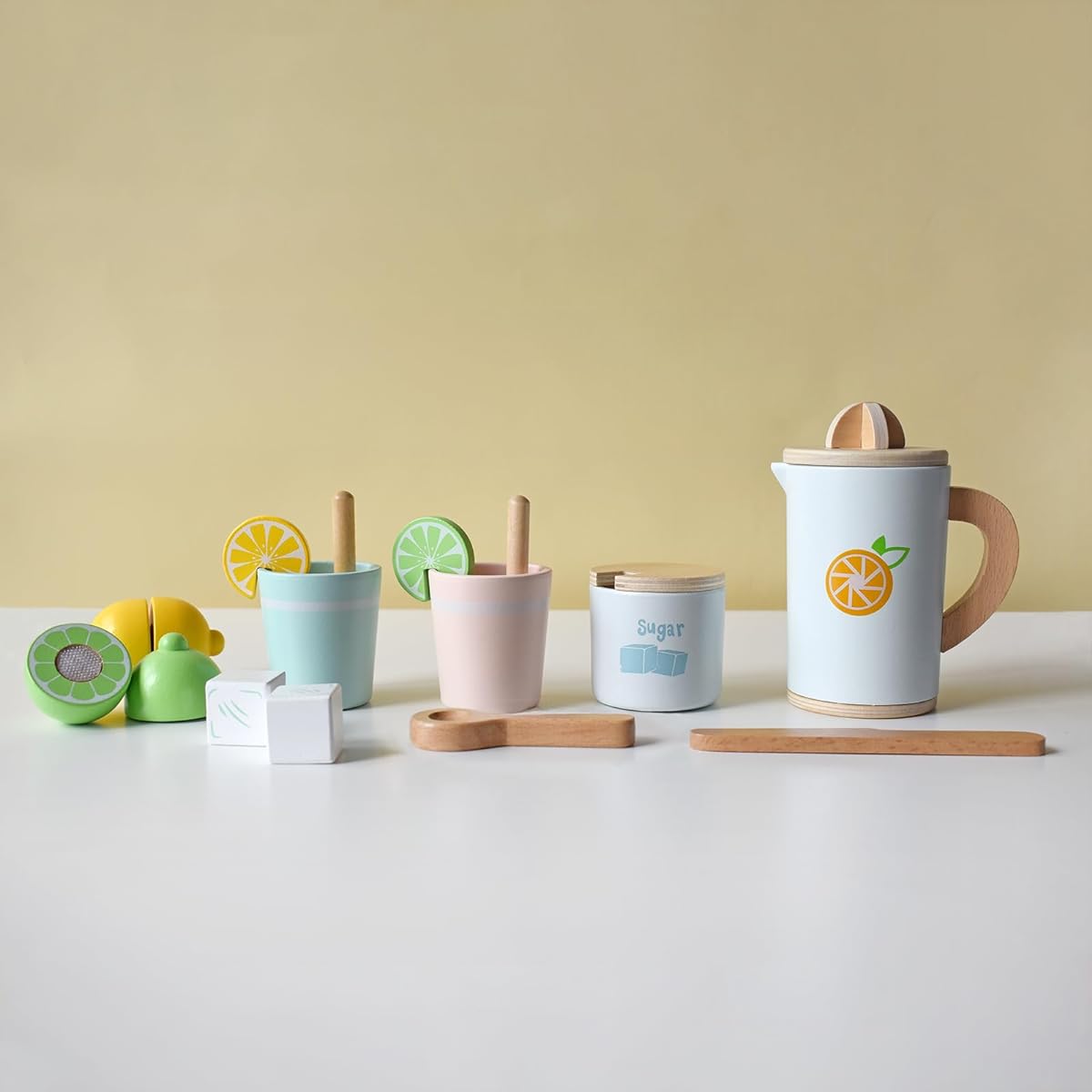 PairPear Wooden Lemonade Drink Playset