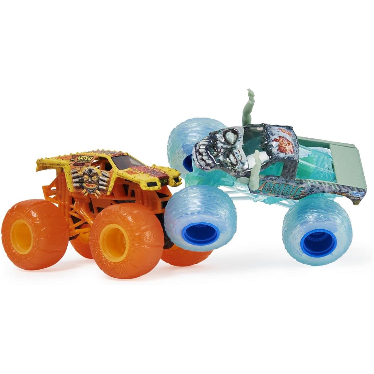 Monster Jam Earth vs Surf [Max D and Zombie] 1:64 Scale Double Pack