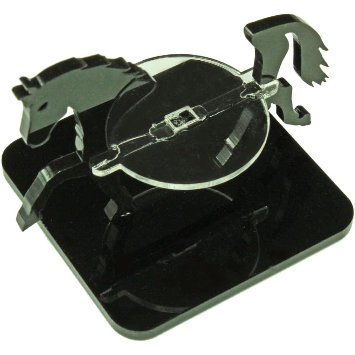 Warhorse, Character Mount Marker, Black, 2x2 inch Base (1)