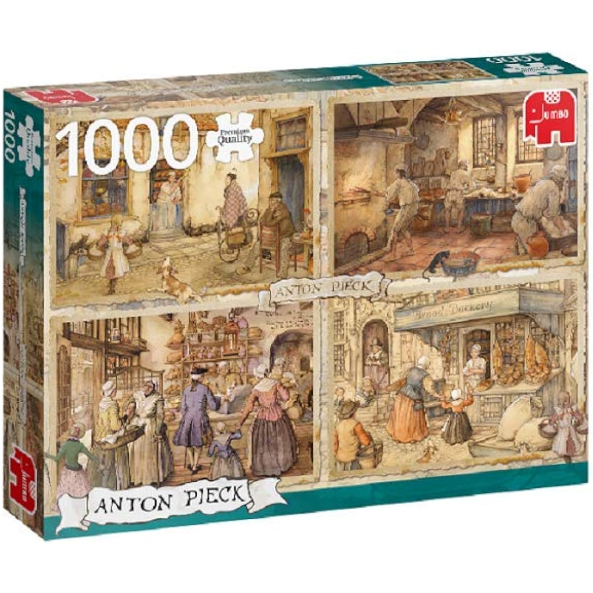 Jumbo 18818 Anton Piece Bakery 19th Century 1000 Piece Jigsaw Puzzle