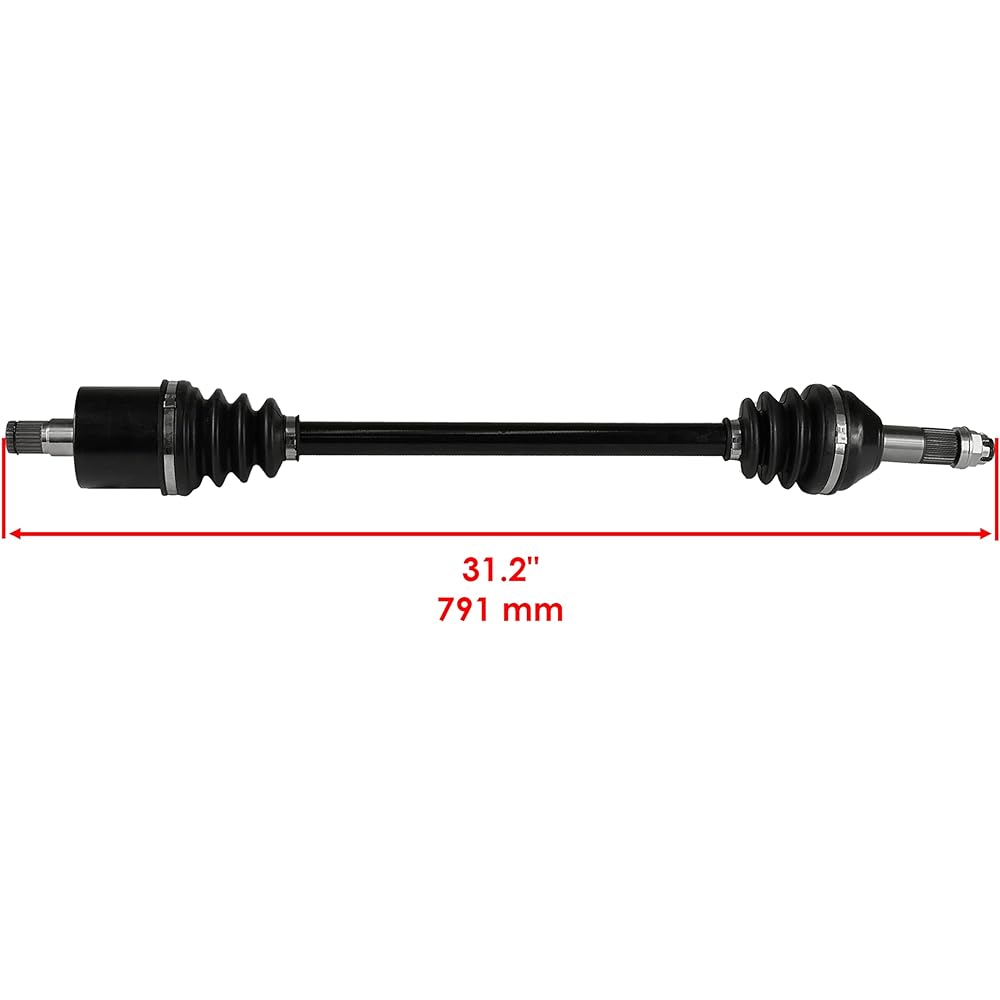 Caltric Rear Left and Right CV Joint Axle Compatible with Can-am 705502363 705502235 705502412