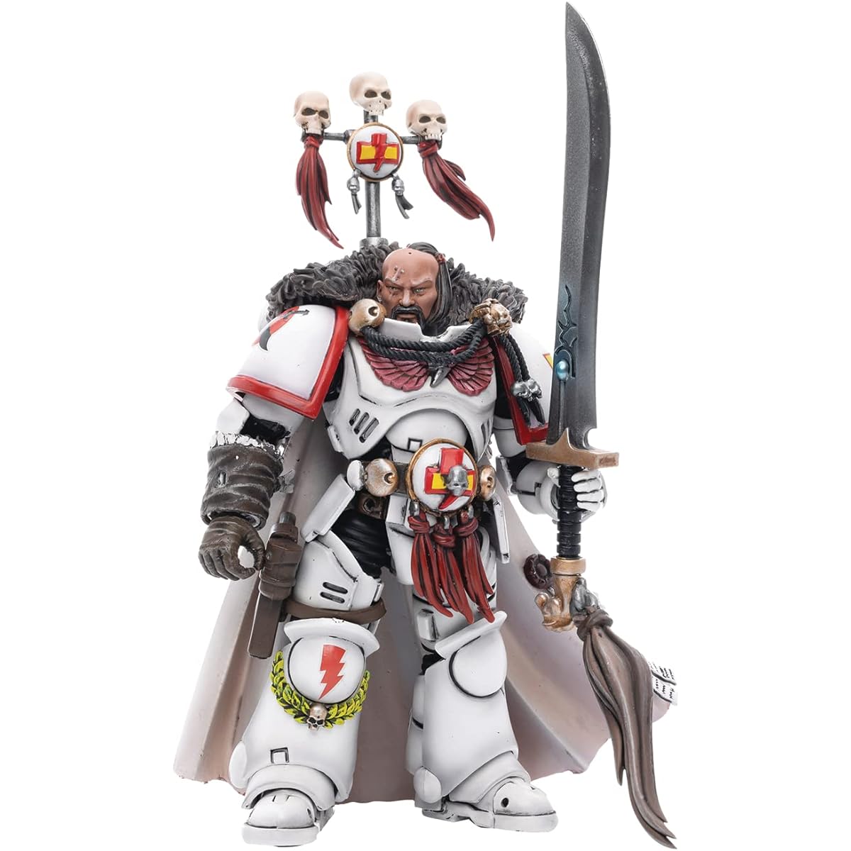 JoyToy Warhammer 40k: White Scar Captain KOR'sarro Khan 1:18 Scale Figure