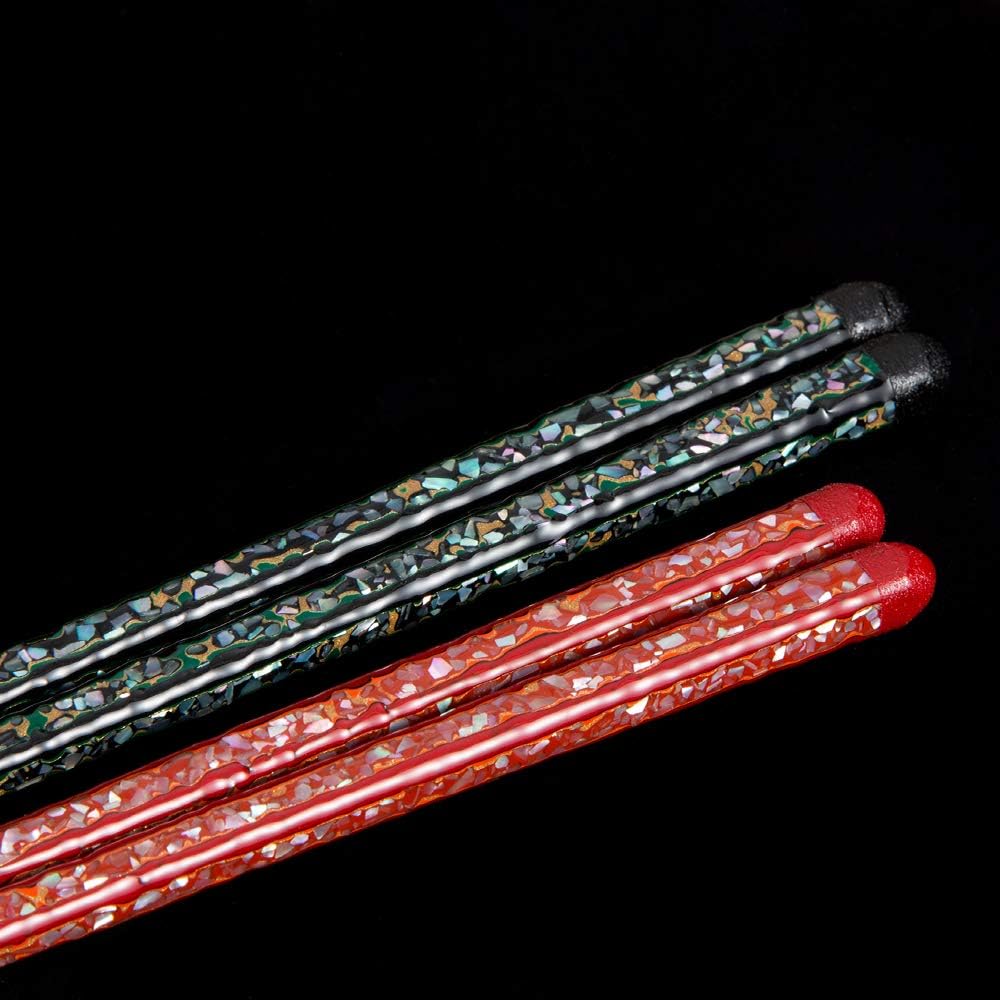 "Eitai" 2 sets of paulownia box, luxury Wakasa lacquered chopsticks, dishwasher safe, couple's chopsticks, matching lacquered chopsticks set, non-slip, non-slip gift