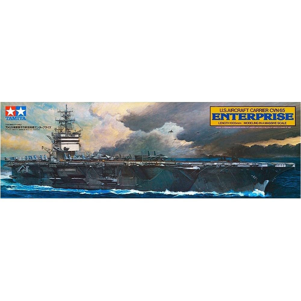 Tamiya 1/350 Ship Series No.7 US Navy Nuclear Aircraft Carrier CVN-65 Enterprise Plastic Model 78007