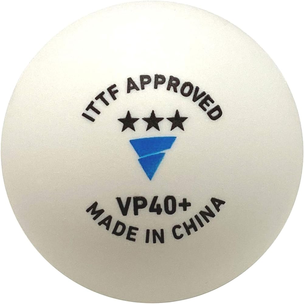 VICTAS Table Tennis Official Match Ball VP40+ 3 Star White