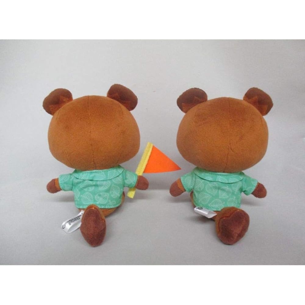 Sanei Boeki Animal Crossing: New Horizons Mamekichi & Tsubukichi (S) Plush Toy & Animal Crossing: New Horizons Tanukichi (S) Plush Toy [Set Purchase]