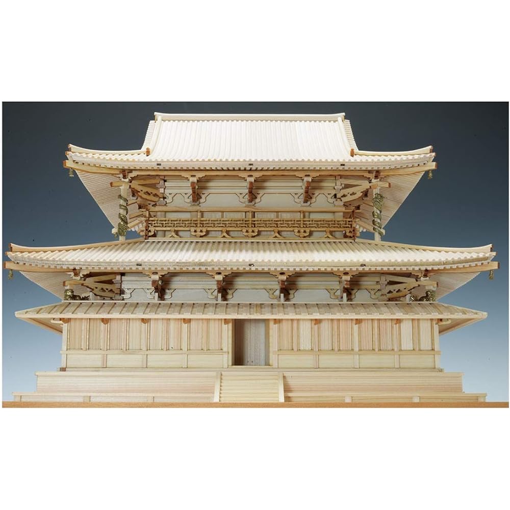 Woody Joe 1/75 Horyuji Temple Kondo Wooden Model Assembly Kit