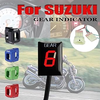 Speed Display Meter Motorcycle Gear Indicator Suzuki GSF650 GSF600 GSF1200 GSF 600 650 1200 1250 XF650 GSX750F GSX 750F 600F Accessories Gear Display Meter