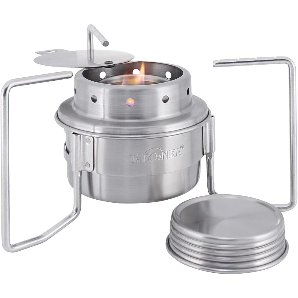[TATONKA] Burner 3 Piece Set Trivet Flame Adjuster Stainless Steel