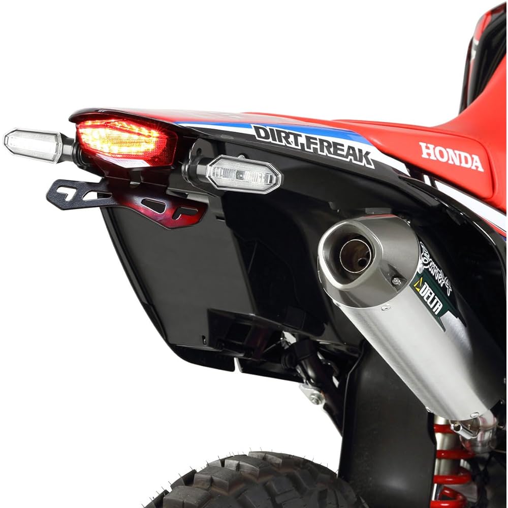 DRC Moto Red Edge Holder Kit CRF250L/M/RALLY CRF250L/M/RALLY '17-20 Red Lens D45-18-708 Dirt Freak DIRTFREAK