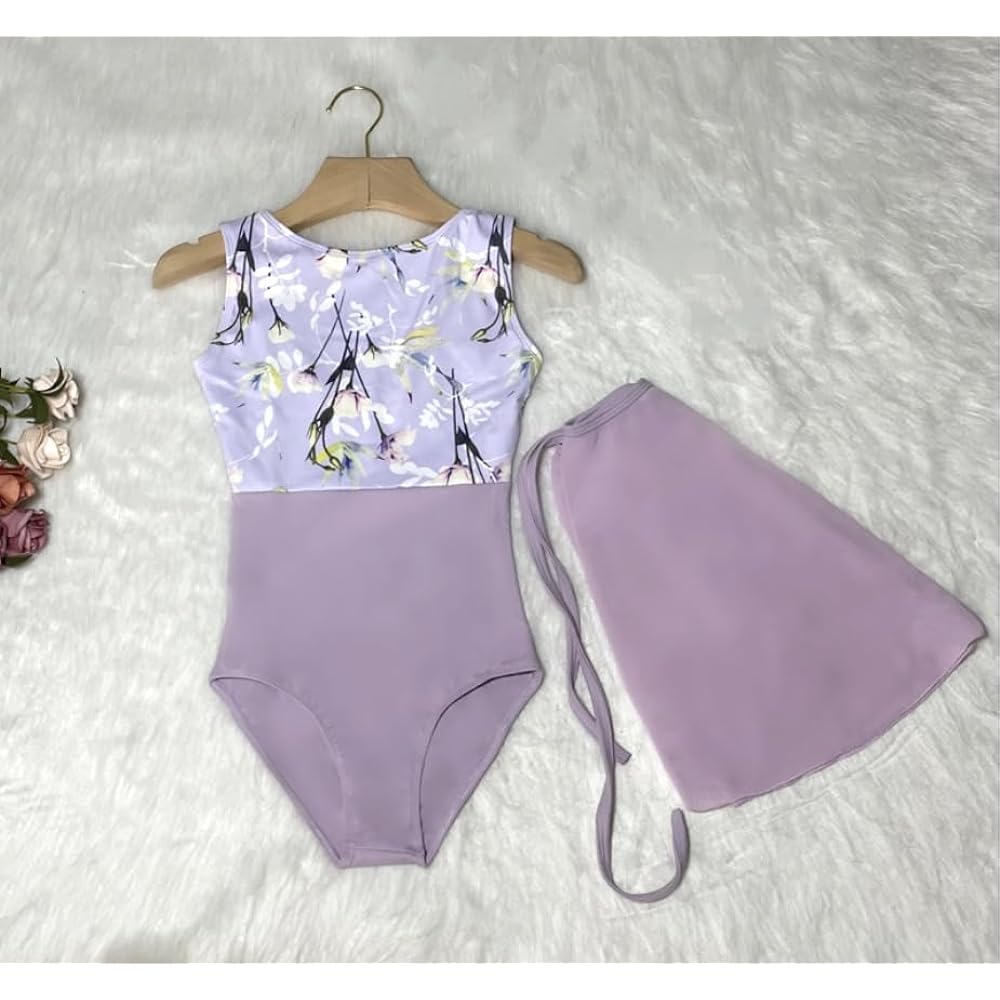 [Pro Dance] ProDance Floral Boat Neck Leotard Ballet Cute Cheap PLT002MA