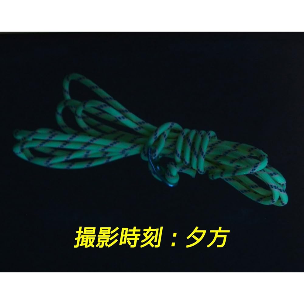 ELLISSE Luminous + Reflective Guy Rope (Tent Rope) 5.0mm x 20M TGR-20