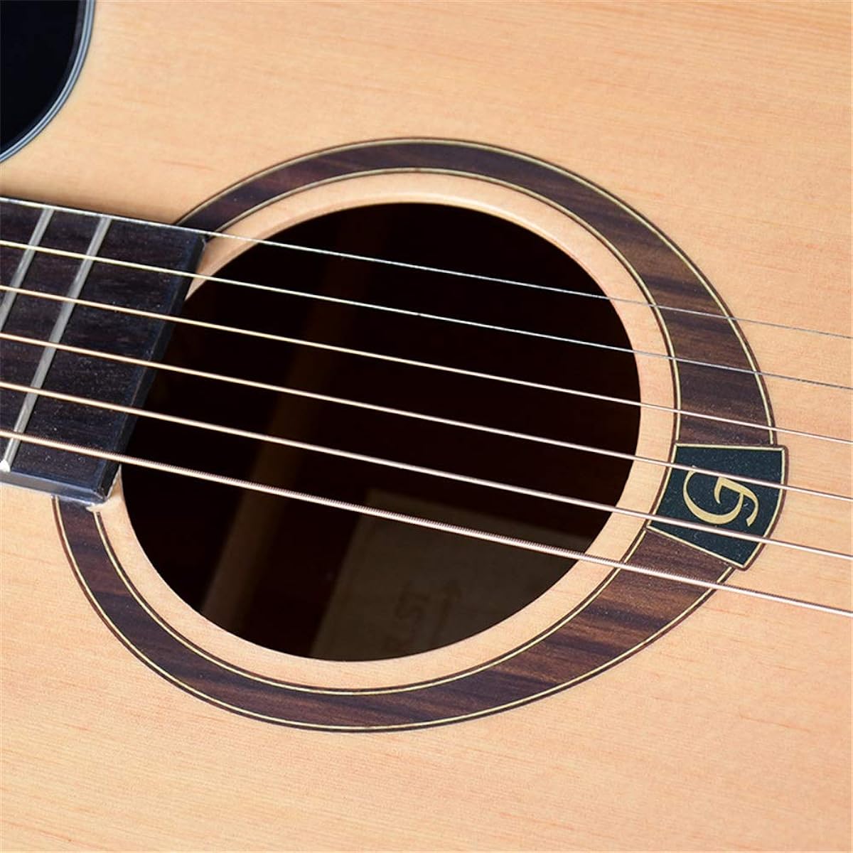 Beginner's Practice Guitar Folk Guitar Electric Box Acoustic Guitar Beginner Entry Practice Piano Elementary School Student Adult Guitar Beginner (Color: Natural, Size: 41 inches)