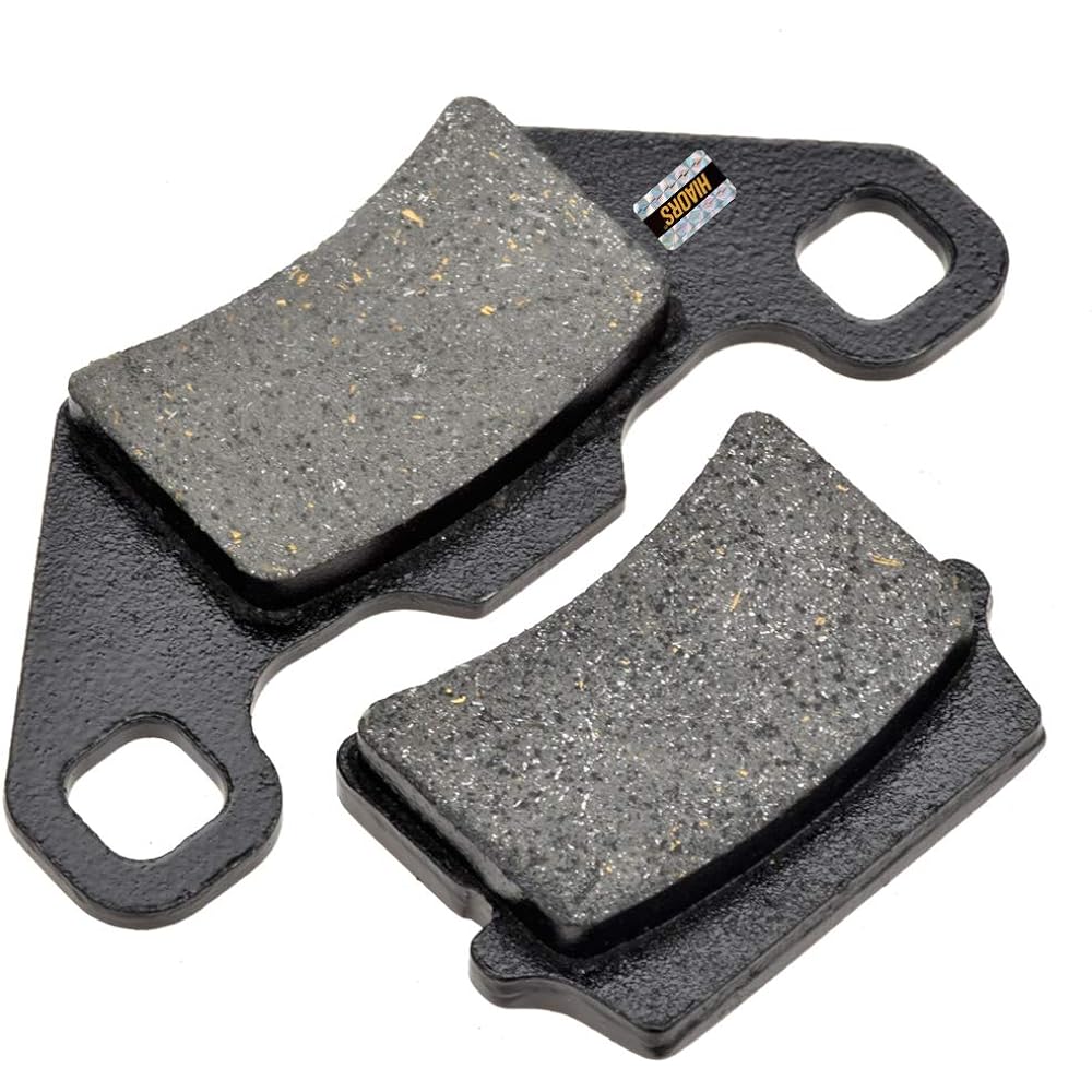 HIAORS Disc Brake Pads 50cc 70cc 90cc 110cc 125cc Taotao SunL JCL Coolster Kandi Supermach Tank Kandi Kinroad BV Powersports DongFang ATVs Go Kart Quad 4 Wheels 2 Pairs