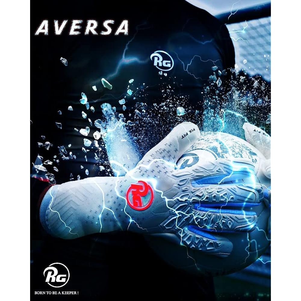 Regular (R.G.) RG Goalkeeper Gloves High Model Aversa 2023 Aversa Contact White Aversa23