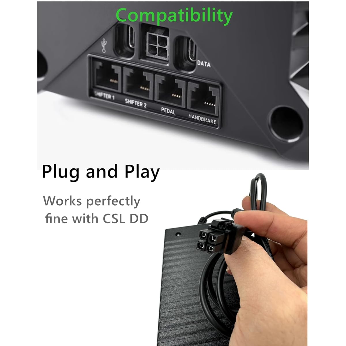 AC to DC Adapter Switching Mode Power Supply FANATEC Boost Kit 180 (8NM) CSL DD - DD Pro/GT (Gran Turismo) Endor6200-2400750P Endor6200-2400750-15C01