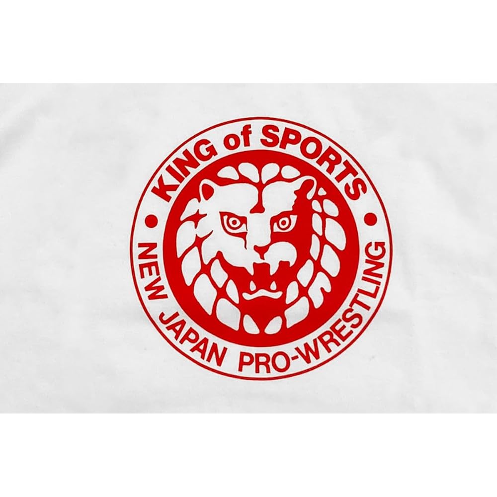 New Japan Pro Wrestling T-shirt Lion Mark Classic Raglan Red