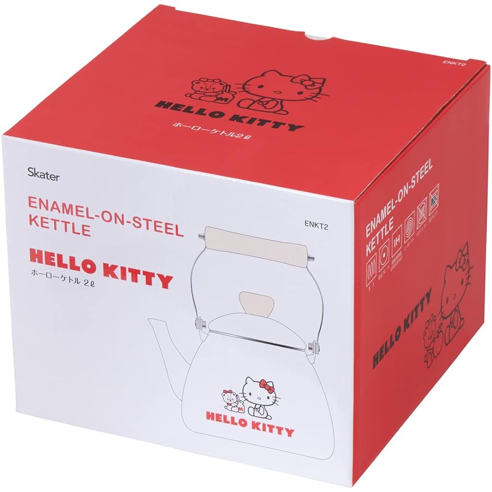 Skater Enamel Kettle 2L Hello Kitty & Tiny Chum Sanrio ENKT2-A