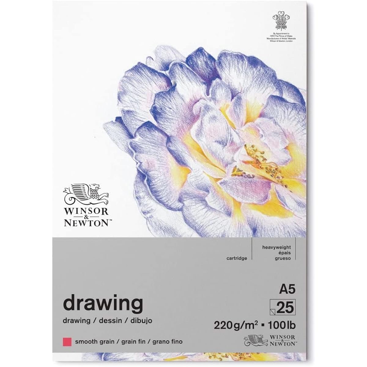 Winsor & Newton Drawing Paper A5 Natural White
