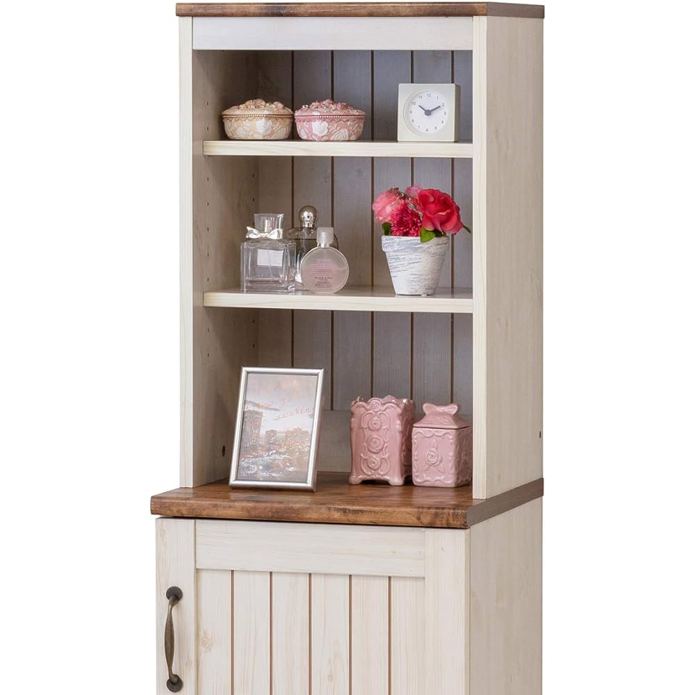 Kuroshio Cupboard White Width 40cm Country Storage Furniture Cabinet 036384