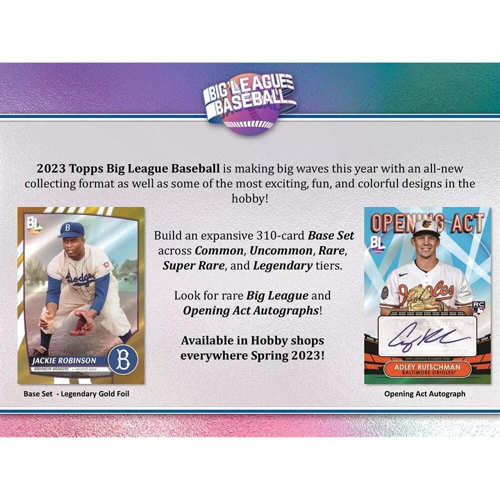 2023 Topps Big League Baseball Hobby Box Topps Big League Baseball Hobby Box [Parallel Import]