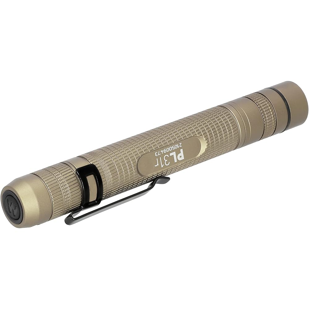UMAREX WALTHER PL31r Pen-shaped Flashlight LED Light Handy Light for Work Stored in Breast Pocket, etc. UMA37169 Dirty Desert Small [Domestic Genuine Product]