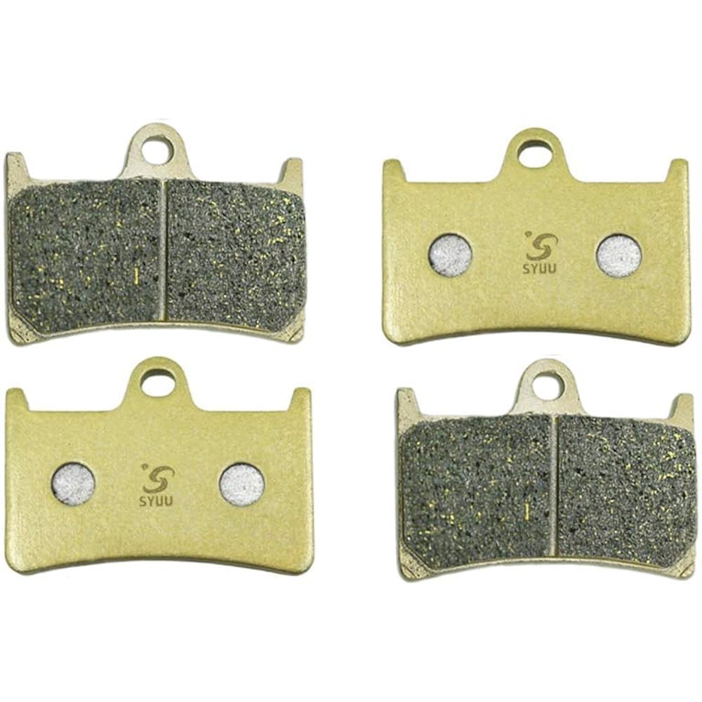 SYUU Motorcycle Replacement Front Rear Brake Pads Brake Pads for Yamaha YZF R6 600 1999-2002 YZF R1 1000 2002-2003 FA252F FA275R