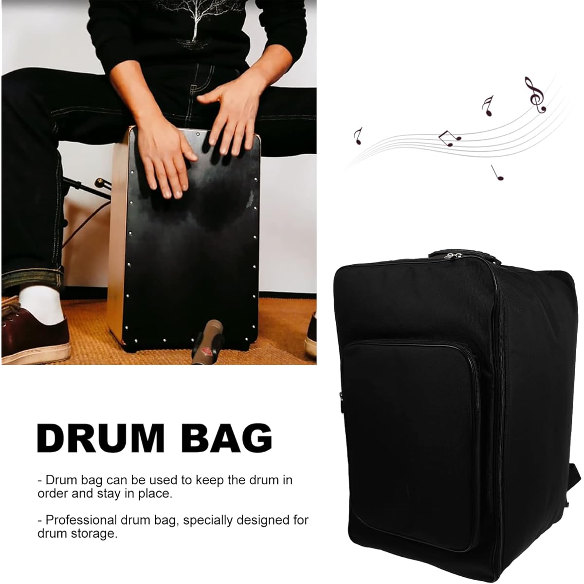 Vaguelly black backpack black backpack black backpack cajon drum bag bag cajon drum backpack bag cover cajon backpack backpack backpack travel backpack