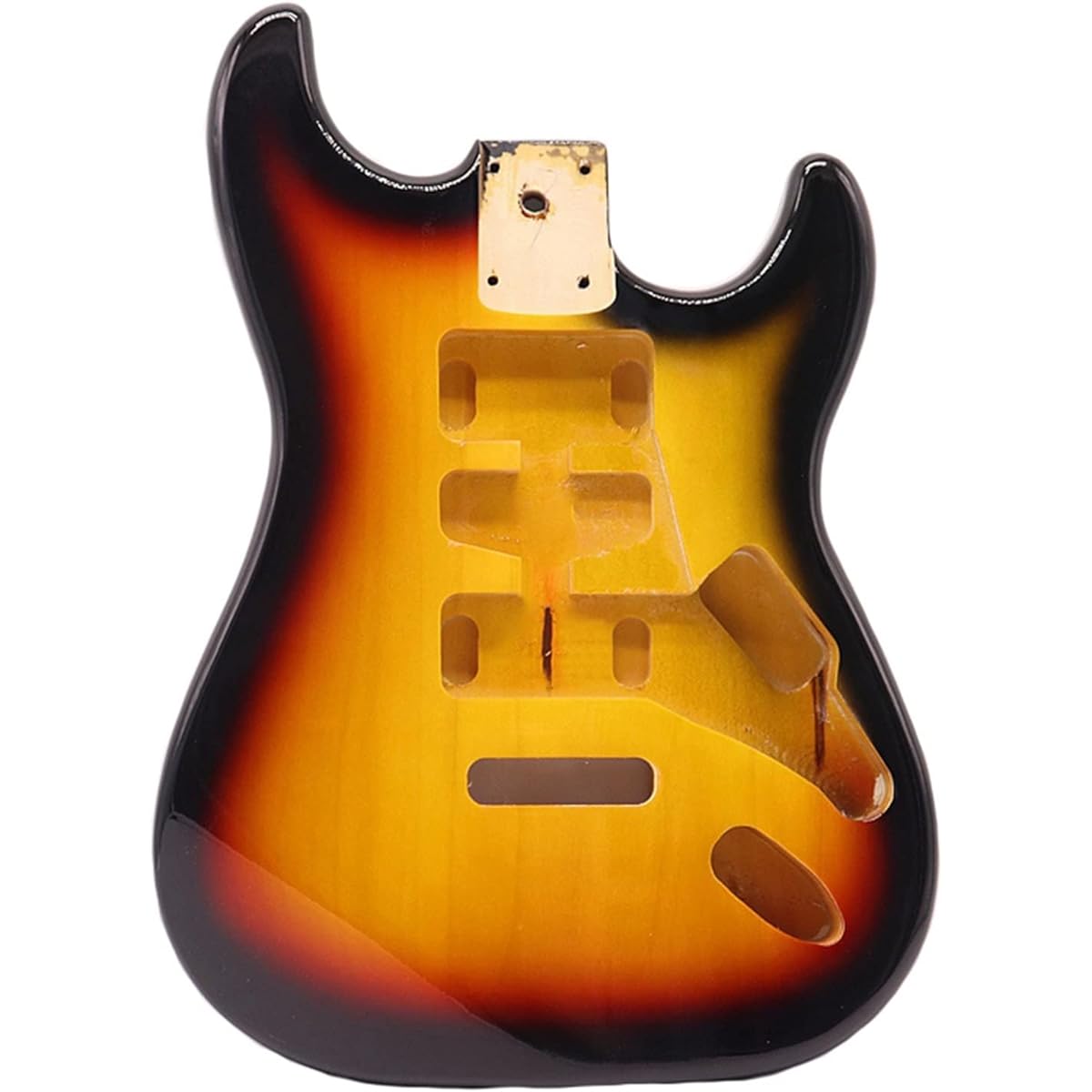 Electric Guitar Body DIY Guitar Body Poplar Wood Guitar Body Guitar Barrel Guitar Body (Color : 1)