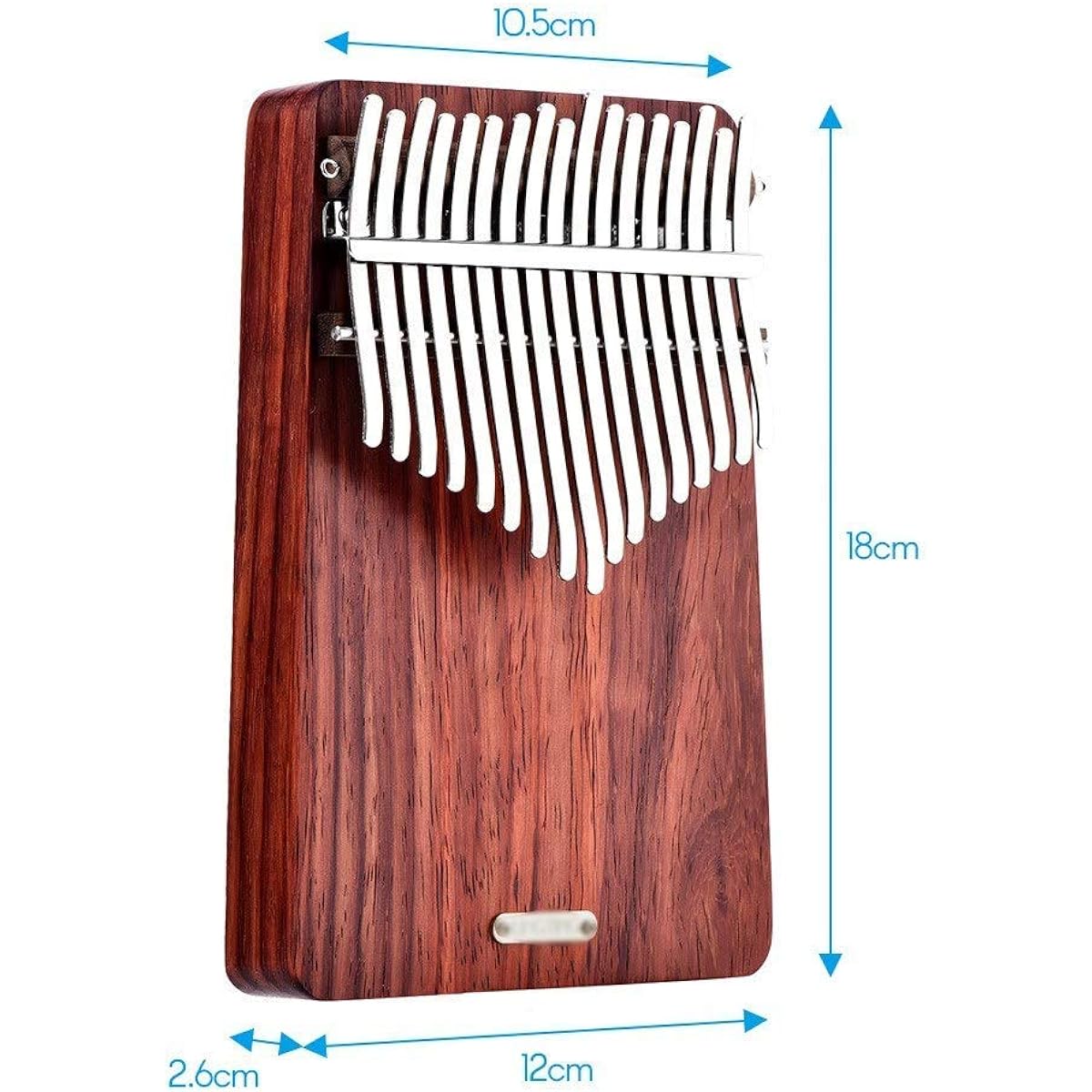 Thumb Piano 17 Keys Portable Thumb Piano Kalimba Mbira Sanza Padauk African Instrument