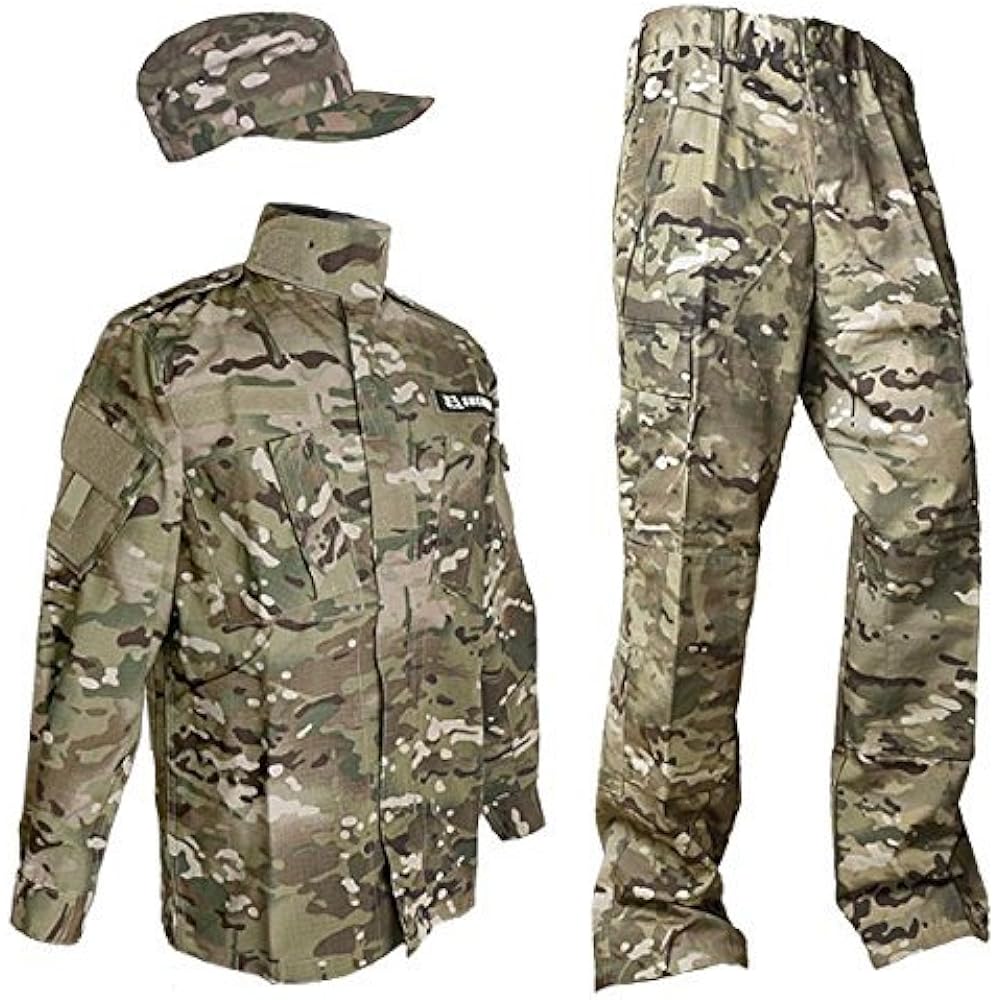 Camouflage top and bottom/patrol cap set multicam US size L bdu-cm01-L [parallel import goods]