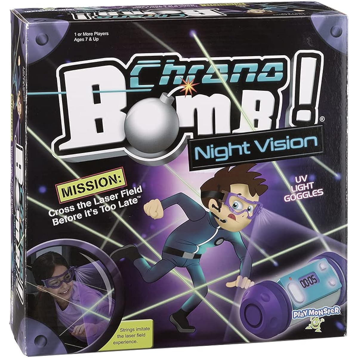 PlayMonster Chrono Bomb Game-Mission: Cross Thelaser Field Before It's Too Late