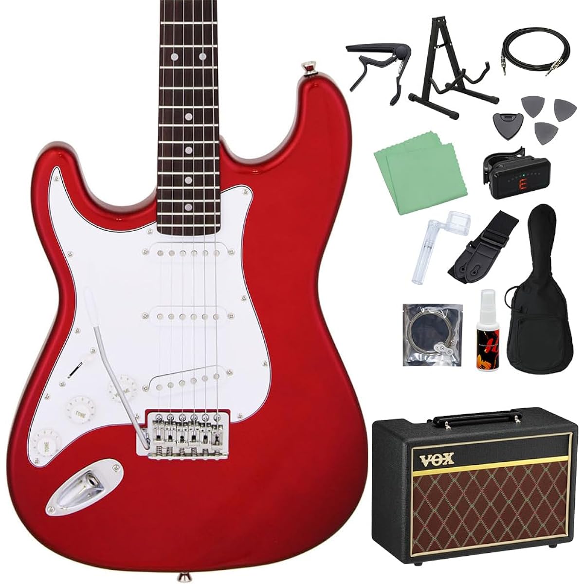 LEGEND LST-Z L/H CA Electric Guitar Beginner 14-piece Set [With VOX Amplifier] Left-handed Legend