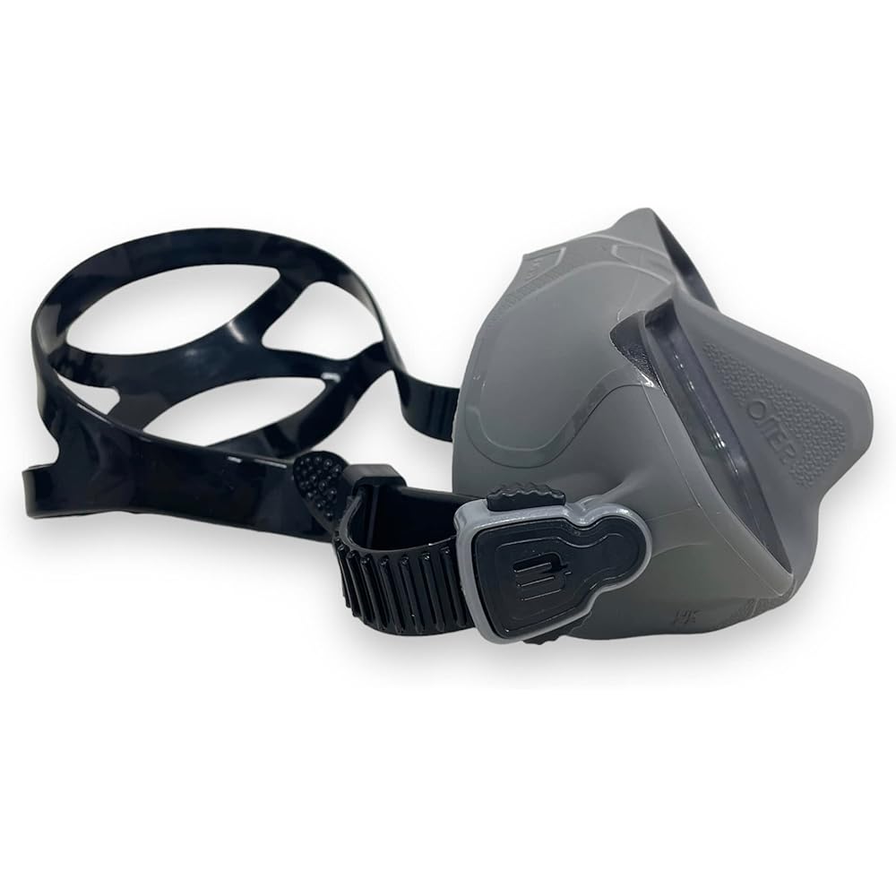 O.ME.R WOLF MASK GRAY/BLACK Freediving Mask Wolf Mask Gray/Black 610149