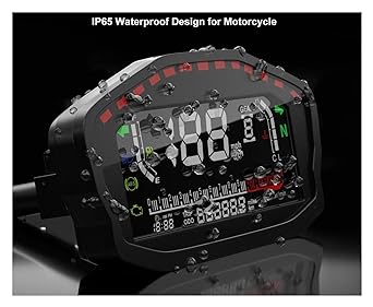 LED Indicator Odometer Fits Kawasaki 2/4 Cylinder Universal RPM Motorcycle Instrument GPS Speedometer Digital Odometer Gauge Tachometer