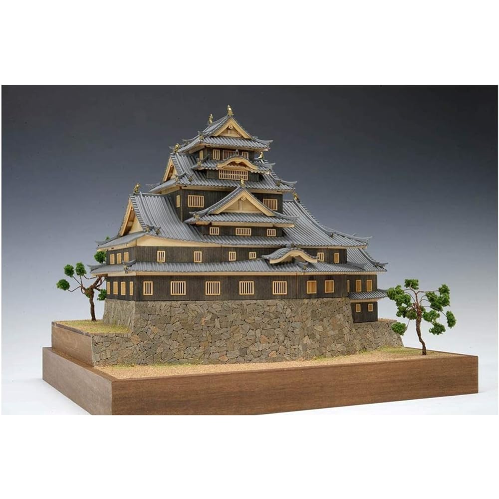 Woody Joe 1/150 Okayama Castle Wooden Model Assembly Kit