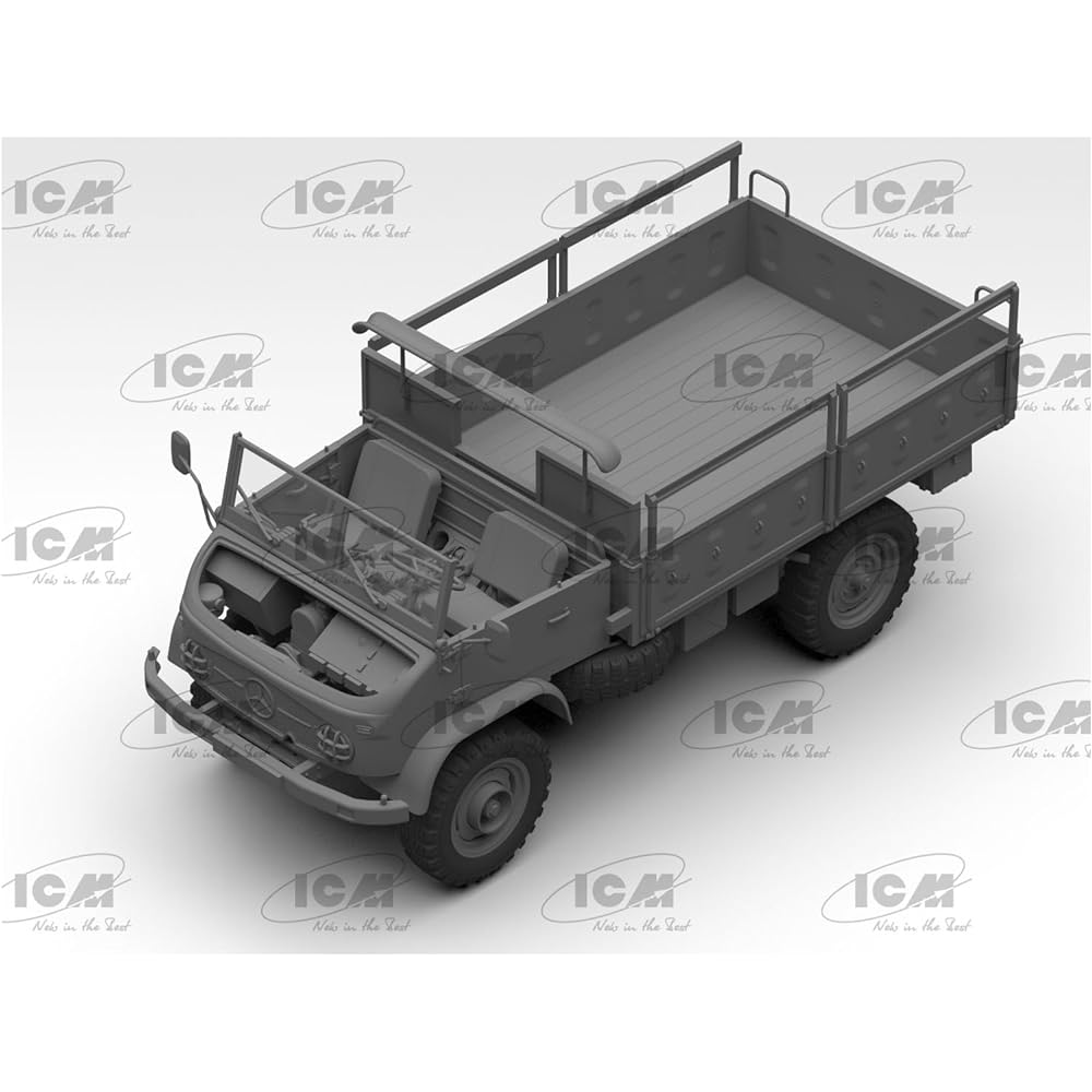 ICM 1/35 German Unimog S404 Military Truck Plastic Model 35135