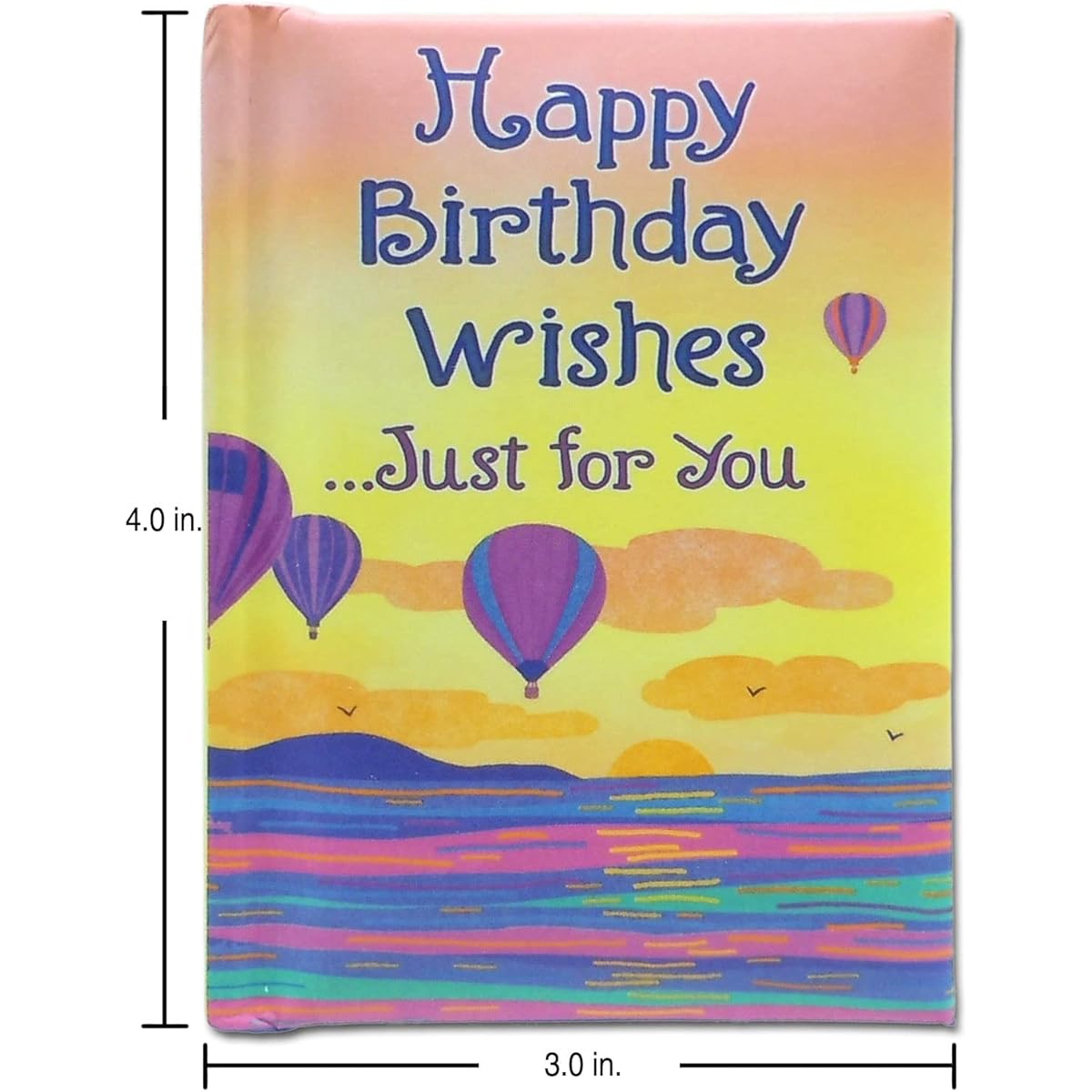 Blue Mountain Arts Mini Book (Happy Birthday Wishes …Just for You) - Charming Keepsake Gift for Friends, Family, Colleagues, Mentors and Loved Ones on Their Birthdays, 4 x 3 Inches