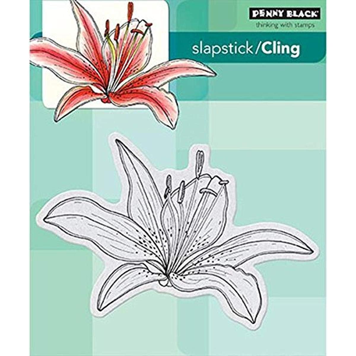 Penny Black Cling Rubber Stamp 4"X6" Sheet-Luminous (Parallel Import)