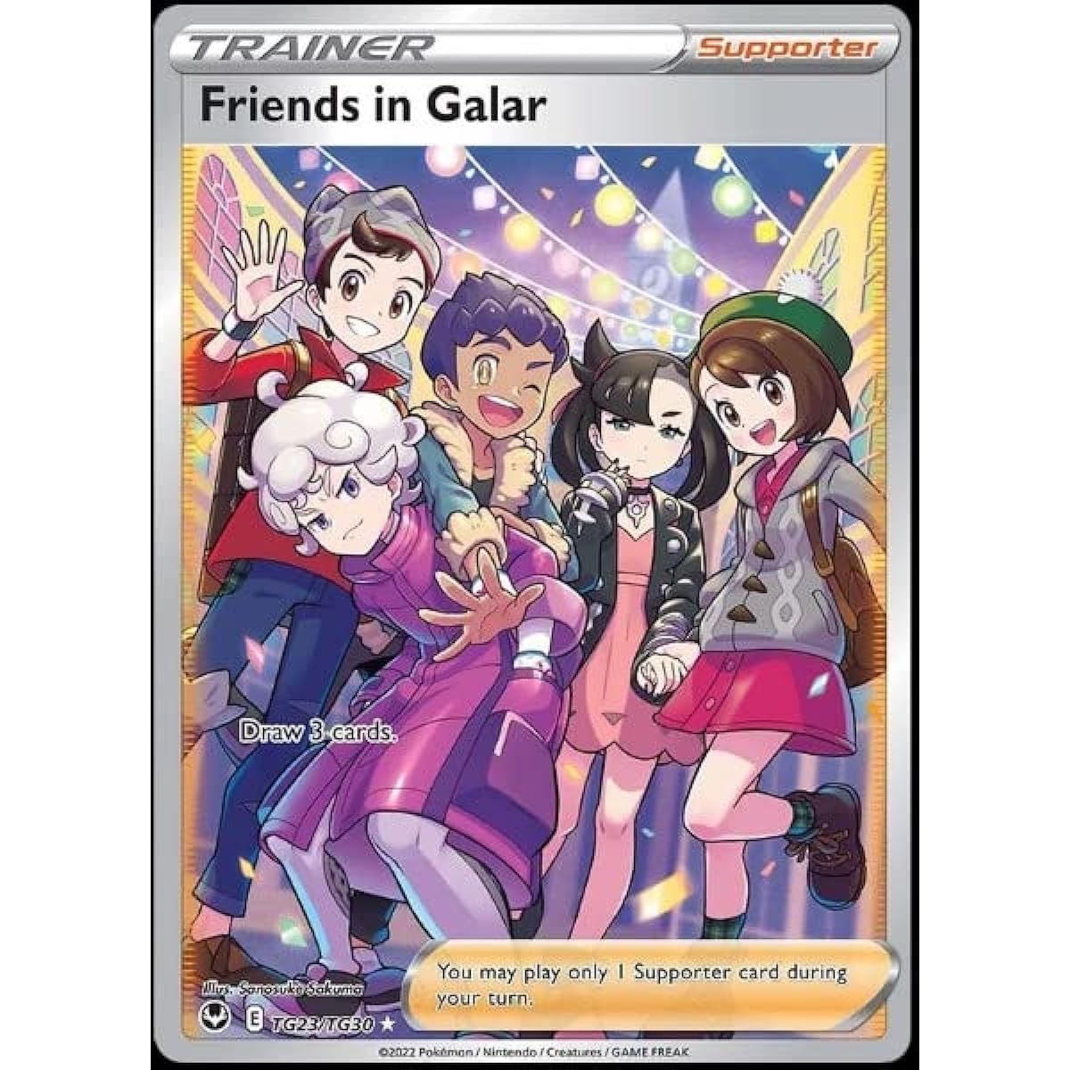Friends in Galar - TG23/TG30- Silver Tempest - Trainer Gallery - Pokemon Ultra Rare Cards