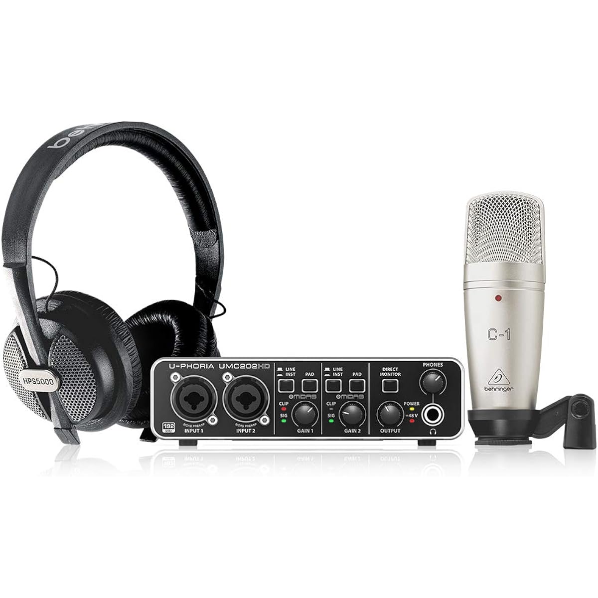 Behringer Recording Bundle Set U-PHORIA STUDIO PRO