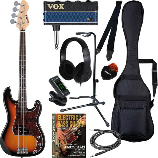 SELDER Precision Bass Type PB-30/SB VOX amPlug3 [Unplug 3 AP3-BA (Bass)] Sakura Musical Instruments Original Set