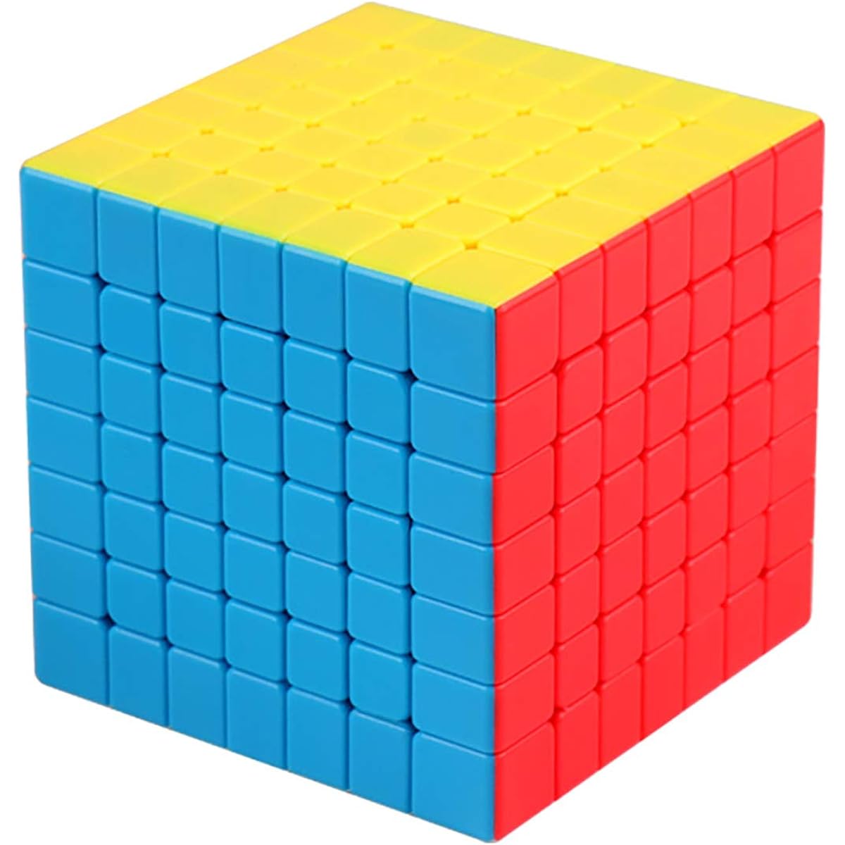 Ahyuan 7x7 Speed Cube 7x7 Speed Cube Vivid Color Stickerless 7x7x7 Magic Cube Puzzle Toys for Teenagers and Adults