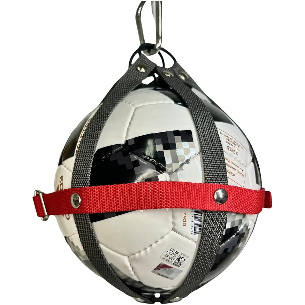 KEI-CRAFT Ball Holder XO-R Model (No name engraving, no shoulder strap) (Gray Red)