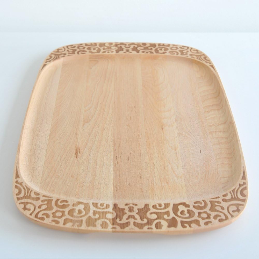 [Regular Imported Product] ALESSI Dressed in wood Tray 65cm MW27/65