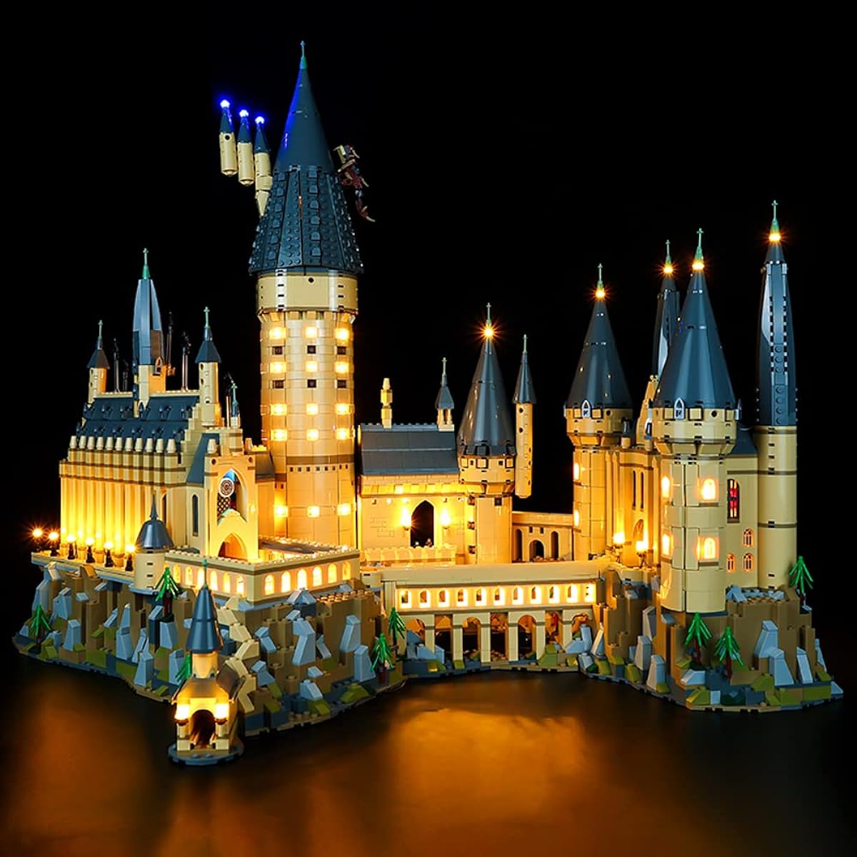 T-Club LED Light Kit (Hogwarts Castle) Lighting Kit Compatible with Lego 71043 (LED Light Only, Building Block Model Not Included) (Standard Version)