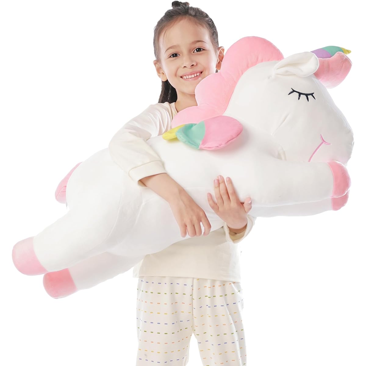 Poutmac Plush Unicorn White 27 inches