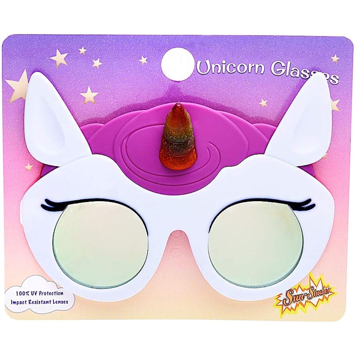 Sun-Staches Lil' Characters Unicorn White Pink Red Rainbow 8"