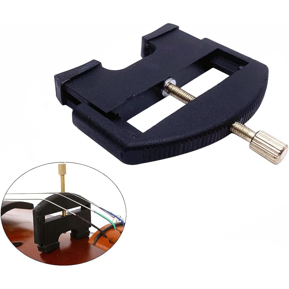 Jiayouy 12 Piece Violin Repair Maintenance Tool Kit Maple Bridge, Template Gauge, String Lifter, Sound Post Gauge, Retriever Clip, Setter Violin Roussier Tool